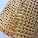 Ver imagem 4 de Palhinha Indiana Rattan Sextavada Tela Natural 30m X 50cm Cor:palha