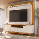Ver imagem 1 de Painel Rack de Tv Curvo Nilo 2m com Rodizios Eras 955 Madetec