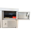 Ver imagem 4 de Armário Para Celular Objetos 20 Portas com Chave – M122x42x28 cm Schier Móveis com Pé