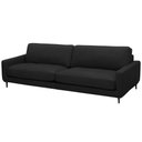 Ver imagem 1 de Sofá 3 Lugares para Sala Living Industrial 210cm Ávila L06 Couro Preto - Lyam Decor