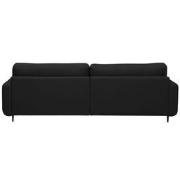 Sofá 3 Lugares para Sala Living Industrial 210cm Ávila L06 Couro Preto - Lyam Decor - 6