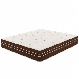 Colchão Molas Ensacadas 128x188x24 - Lateral Marrom Premium - 1