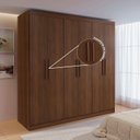 Ver imagem 7 de Guarda-Roupa 6 Portas de Bater 6 Gavetas MDF Fenix