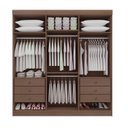 Ver imagem 4 de Guarda-Roupa 6 Portas de Bater 6 Gavetas MDF Fenix