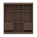 Ver imagem 2 de Guarda-Roupa 6 Portas de Bater 6 Gavetas MDF Fenix