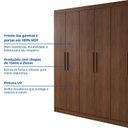 Ver imagem 6 de Guarda-Roupa 6 Portas de Bater 6 Gavetas MDF Fenix