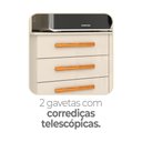 Ver mais imagens de Armário de Cozinha 6 Portas 2 Gavetas Adelle Yescasa Bege/Arenas