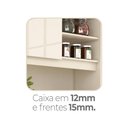 Ver imagem 6 de Armário de Cozinha 6 Portas 2 Gavetas Adelle Yescasa