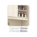 Ver imagem 6 de Armário de Cozinha 6 Portas 2 Gavetas Adelle Yescasa Bege/Arenas