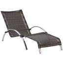 Ver imagem 1 de Espreguiçadeira em Alumínio e Fibra Sintética - Argila