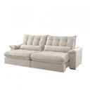 Ver imagem 6 de Sofá Classic Linho 02 Módulos 100 Cm B25 Meu Sofá Online A302 Linho Branco