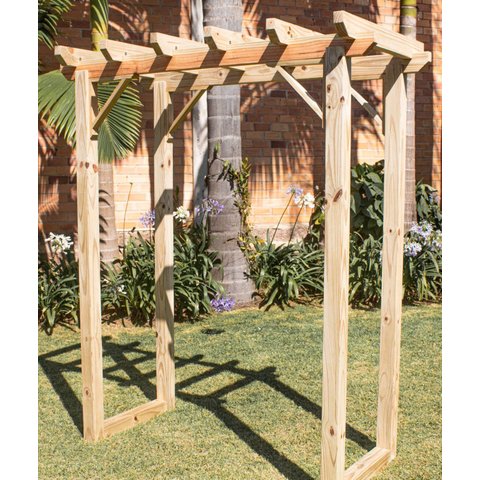 Pergolado de Madeira 1,75x0,90 Metros - Modelo Moscato - Único