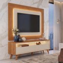 Ver imagem 1 de Rack com Painel para TV até 58 Polegadas com LED 100% MDF Pés em Madeira Maciça Austria