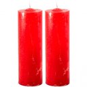 Ver imagem 1 de Kit 2 Velas 7 Dias Votiva Clássica Decorativa Vermelha 15cm