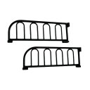 Ver imagem 3 de Beliche de Ferro - Preto - com Cama Auxiliar - com Par de Grades Extra