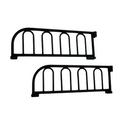 Beliche de Ferro - Preto - com Cama Auxiliar - com Par de Grades Extra - 3 Beliche de Ferro - Preto - com Cama Auxiliar - com Par de Grades Extra - 3