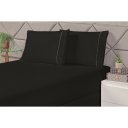 Ver imagem 1 de Jogo de Cama Laura Casal Queen 3 Peças:preto
