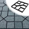 Forma Molde Piso Concreto Jardim Calçada Caminho B 40x40x4cm - 3