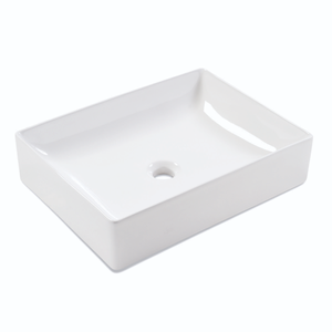 Cuba Pia Apoio Retangular Branca Cerâmica 49x37 Ica24 Icasa