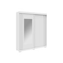 Ver imagem 6 de Guarda Roupa Casal 2 Portas (1 C/ Espelho) e 3 Gavetas Athena Branco - Acp