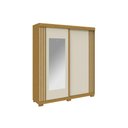 Ver mais imagens de Guarda Roupa Casal 2 Portas (1 C/ Espelho) e 3 Gavetas Athena Branco - Acp