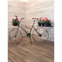 Ver imagem 1 de Bicicleta Floreira Jardim Decorativa Em Ferro Grande