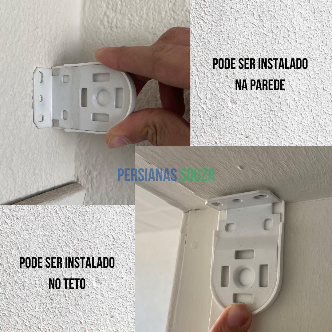 Kit de 2 Suportes para Persianas Rolo - 2