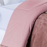 Coberdrom Allure Queen Dupla Face Manta Plush + Malha 1 Peça - Rosê - 2