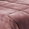 Coberdrom Allure Queen Dupla Face Manta Plush + Malha 1 Peça - Rosê - 3
