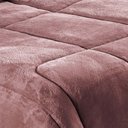 Ver imagem 3 de Coberdrom Allure Queen Dupla Face Manta Plush + Malha 1 Peça - Rosê