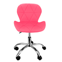 Ver imagem 3 de Kit 3 Cadeiras Slim Office Estofada Base Giratória Cromado 