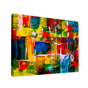 Ver imagem 1 de Quadro Abstrato Colorido Médio 84x54