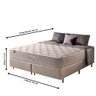 Cama Box King + Colchão Molas Ensacadas Magnético Massageador e Bio Quântico Phoenix 193cm - 3