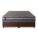 Ver imagem 6 de Conjunto Cama Box Espuma Miami Cinza Queen 158x198x62