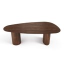 Ver imagem 1 de Mesa de Jantar Orgânica Breeze 2,40 X 1,20m 9 Lugares Lâmina Natural de Madeira Castanho