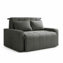 Ver imagem 3 de Sofá Cama Compacto 2 Lugares 1,38 Larg Amora New Matrix Cor:Suede Cinza