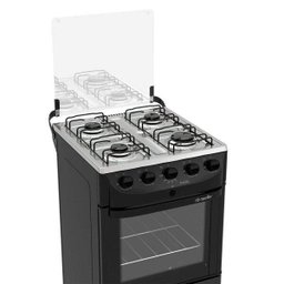 Fogão 4 Bocas Fratello Acendimento Automático Mueller Bivolt Preto - 4