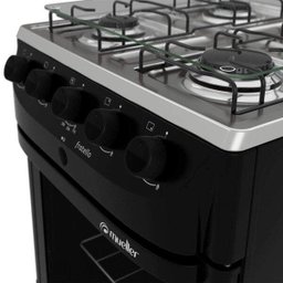 Fogão 4 Bocas Fratello Acendimento Automático Mueller Bivolt Preto - 5