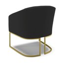 Ver imagem 7 de Cadeira Sala de Jantar Base Industrial Dourado Kit 2 Stella Veludo D03 - D’Rossi