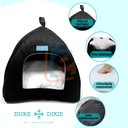Ver mais imagens de Cama Casa Toca Iglu Tenda Caminha Cabana para Cachorros e Gatos Pets 47cmx45cm - Duke & Dixie