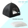 Cama Casa Toca Iglu Tenda Caminha Cabana para Cachorros e Gatos Pets 47cmx45cm - Duke & Dixie - 7