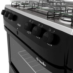 Fogão 5 Bocas Fratello Acendimento Automático Mueller Bivolt Preto - 5