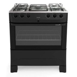 Fogão 5 Bocas Fratello Acendimento Automático Mueller Bivolt Preto - 1