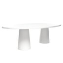 Ver imagem 2 de Mesa de Jantar 244x137 Cone Orgânica Nuvem Cor Branca Linn Design Decor Mesa Orgânica Nuvem
