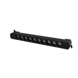 Spot para Trilho Eletrificado Linear Dots 20w 34cm Preto Luz Amarela 3000k Avant - 1