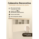 Ver imagem 5 de Cabeceira Casal Box Havana Bege