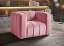 Ver imagem 2 de Poltrona Mona Cor:Suede Rosa 280