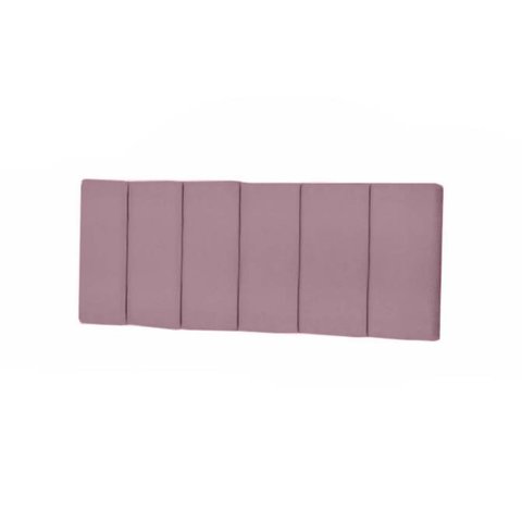 Cabeceira de Cama Casal Dubai 140cm - Rosa