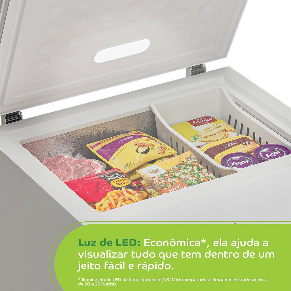 Freezer Horizontal Consul 142 Litros Cha14ab | MadeiraMadeira