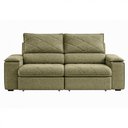 Ver imagem 2 de Sofá Konrad Retrátil Reclinável Mônaco 2,10 Metros Bouclê